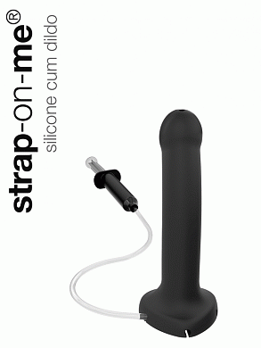 Ремневой семяизвергающий страпон Strap-on-me черный 19,6 см — фото 3