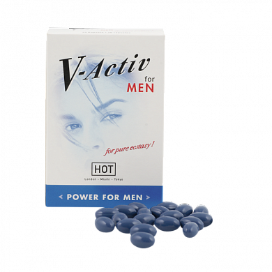 Капсулы для мужчин Hot V-Active Caps 20 шт — купить в секс-шопе LoveDoctor