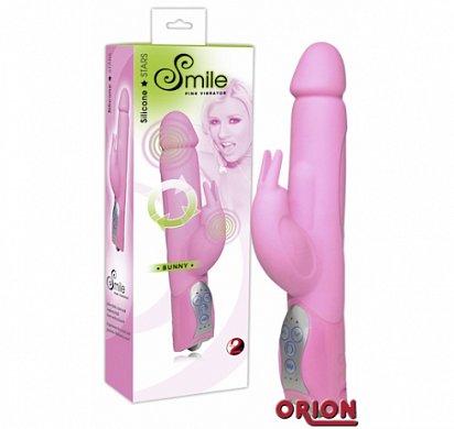 Многофункциональный розовый вибратор из серии Smile выполнен с учетом всех анатомических особенносте